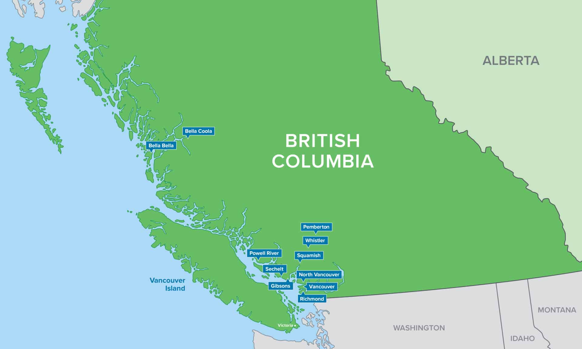 Work Locations Vancouver Coastal Health